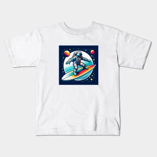 The Surfer Astronaut Kids T-Shirt